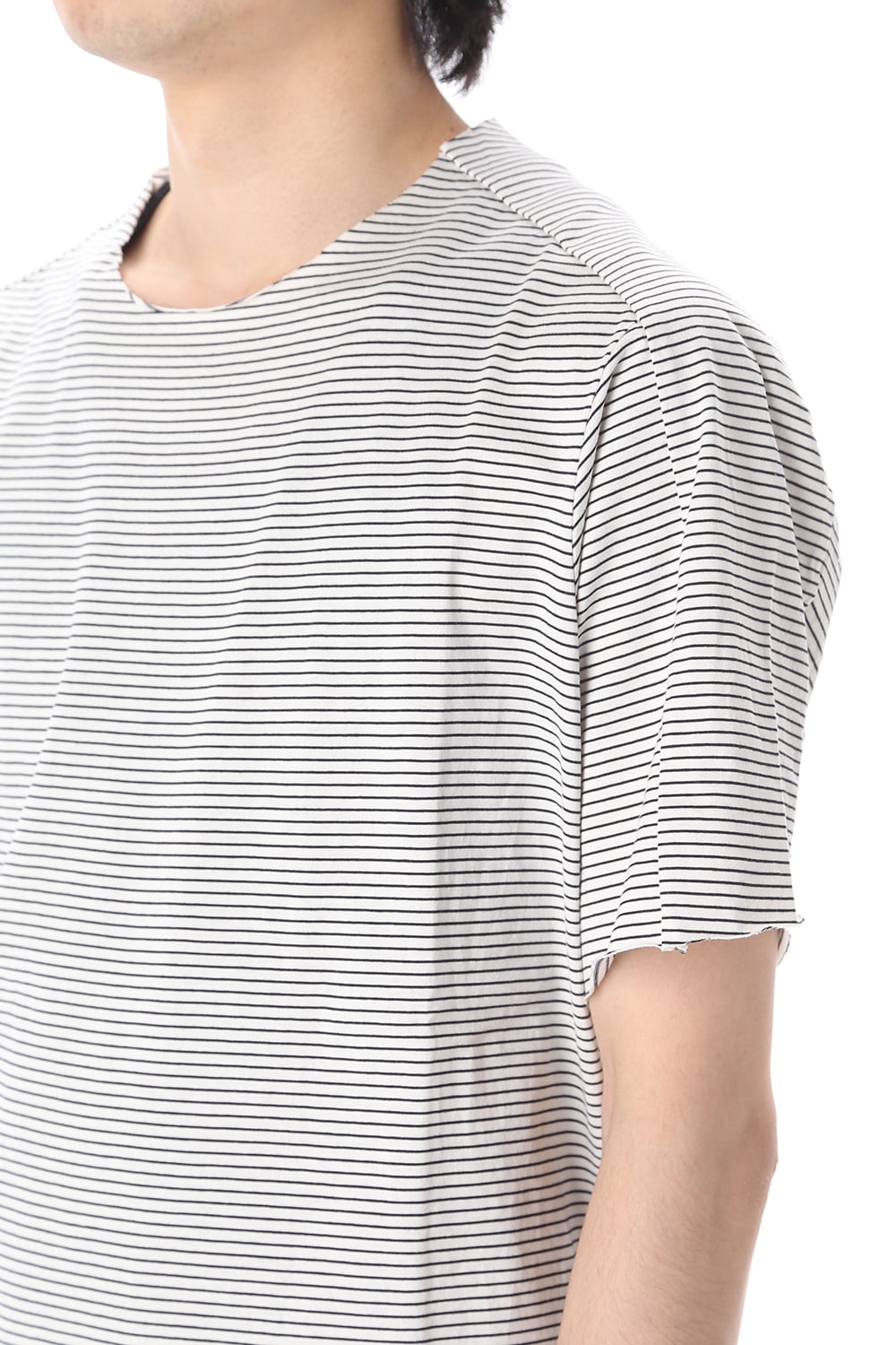 Light Cotton Jersey Border T-Shirts