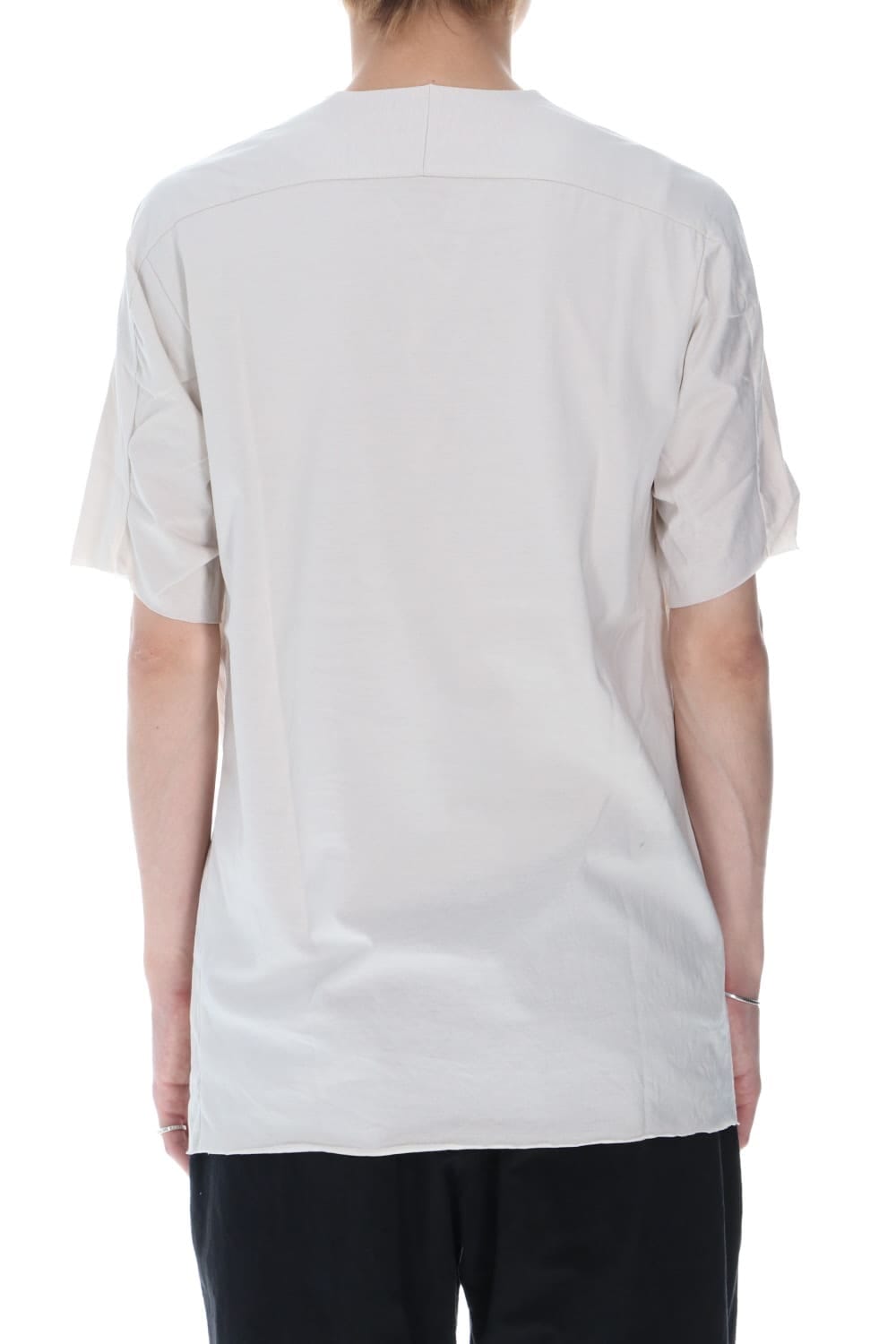 シルケット コットン ショートスリーブ カットソー ベージュ