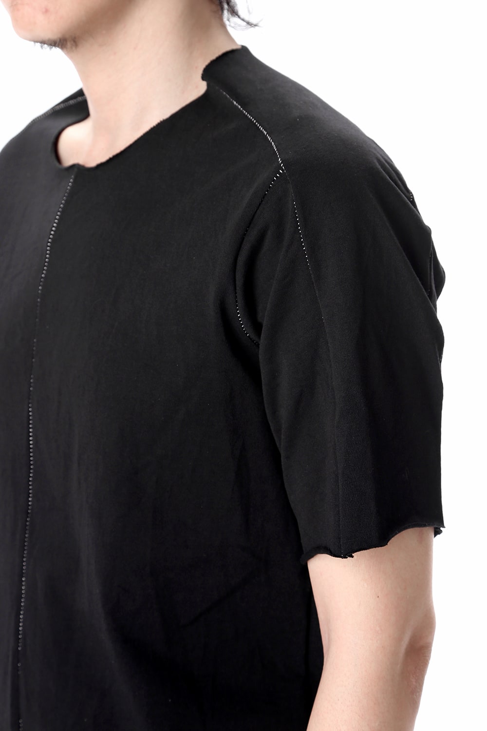 Medium Jersey Over Lock Stitch T-Shirts Black