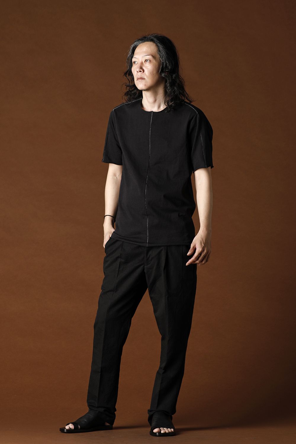 Medium Jersey Over Lock Stitch T-Shirts Black