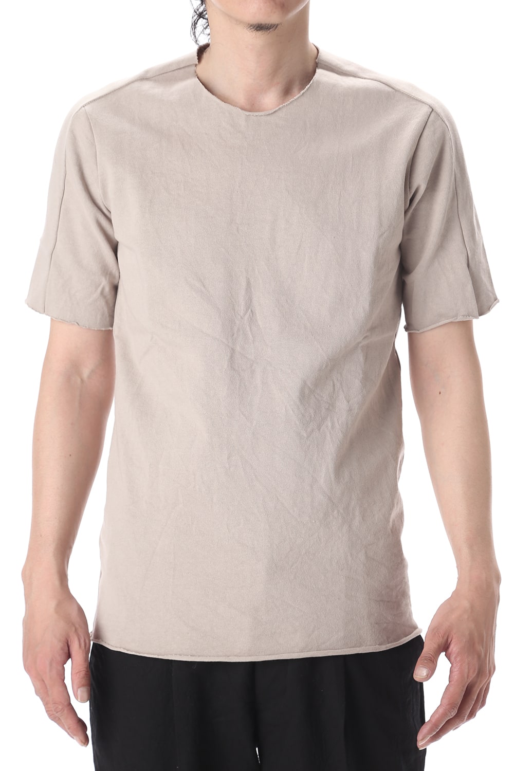 Medium Jersey T-Shirts Gray Beige