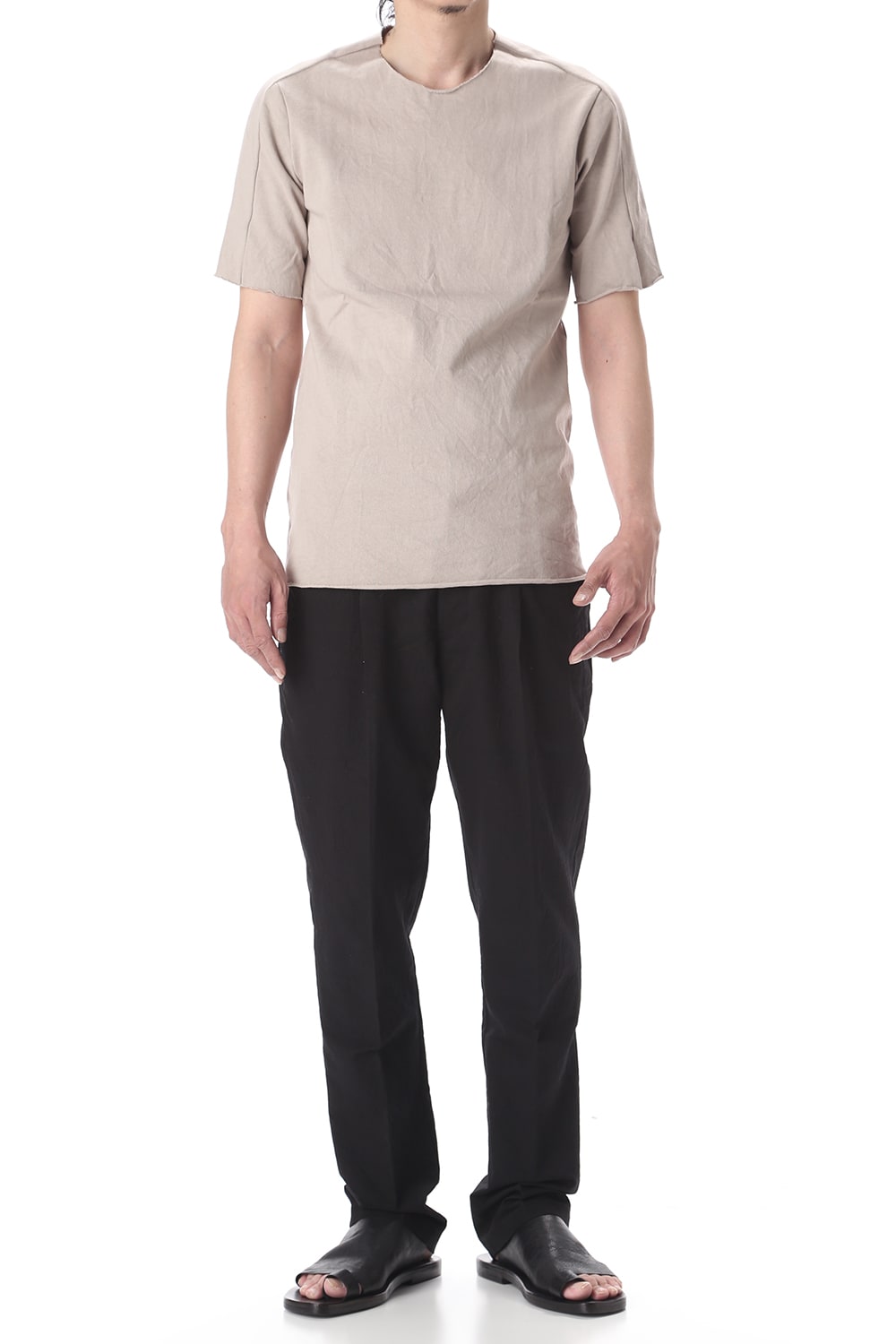 Medium Jersey T-Shirts Gray Beige