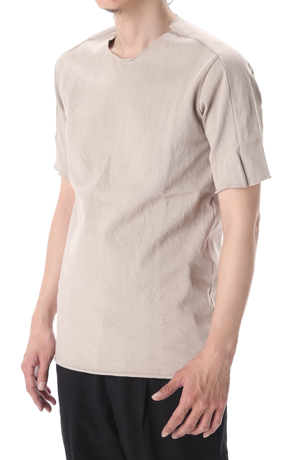 Medium Jersey T-Shirts Gray Beige