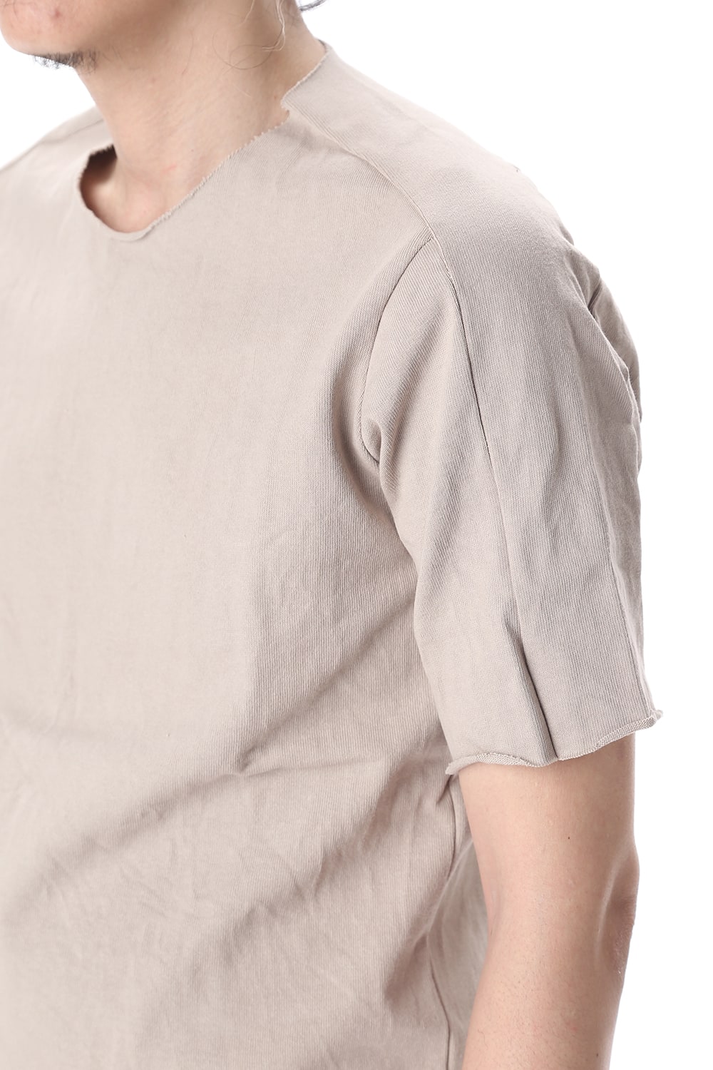 Medium Jersey T-Shirts Gray Beige