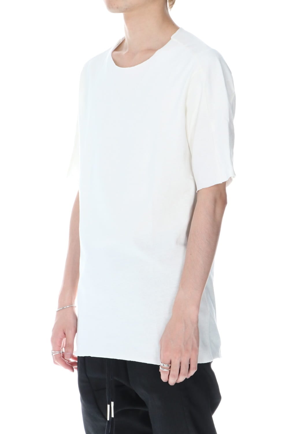 メンフィスコットンジャージー Tシャツ ホワイト