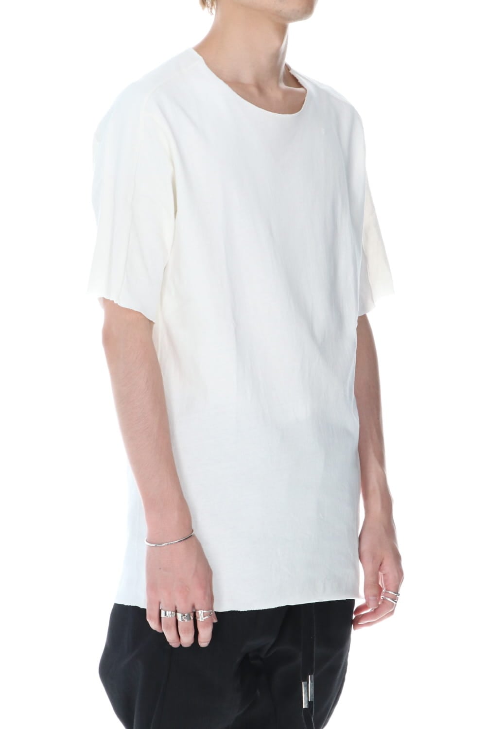 メンフィスコットンジャージー Tシャツ ホワイト