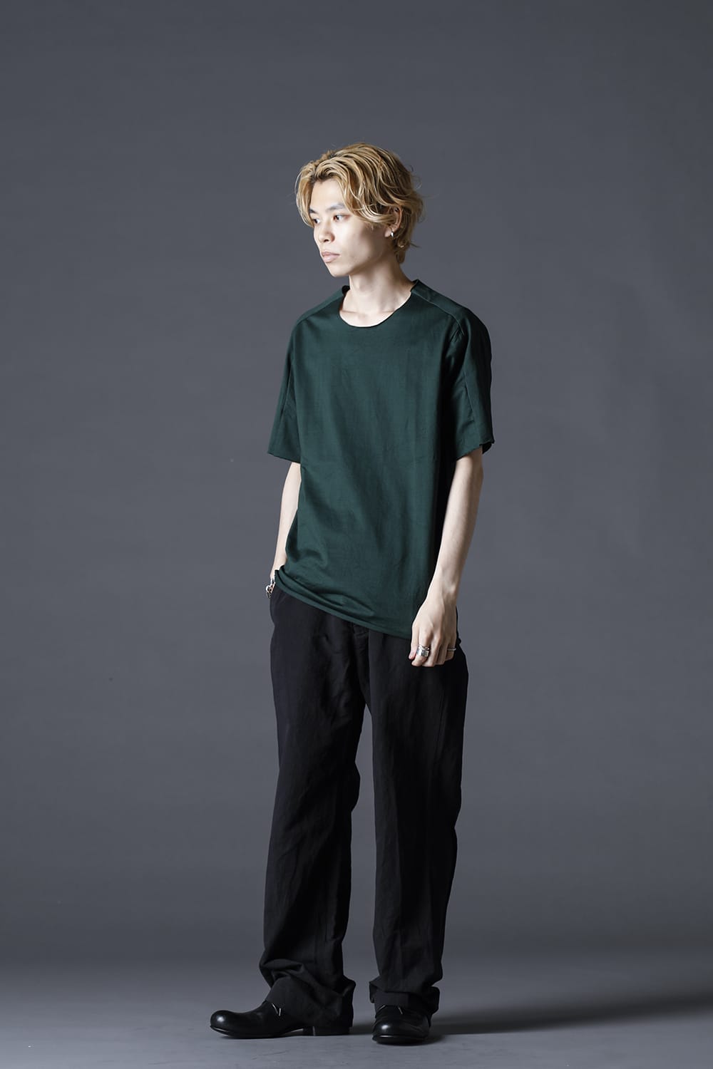 High Density Cotton Jersey Short Sleeve T-shirts D.Green