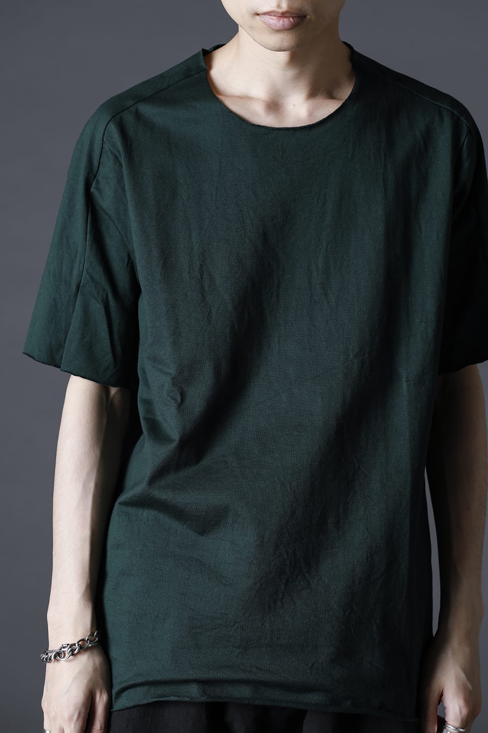 High Density Cotton Jersey Short Sleeve T-shirts D.Green