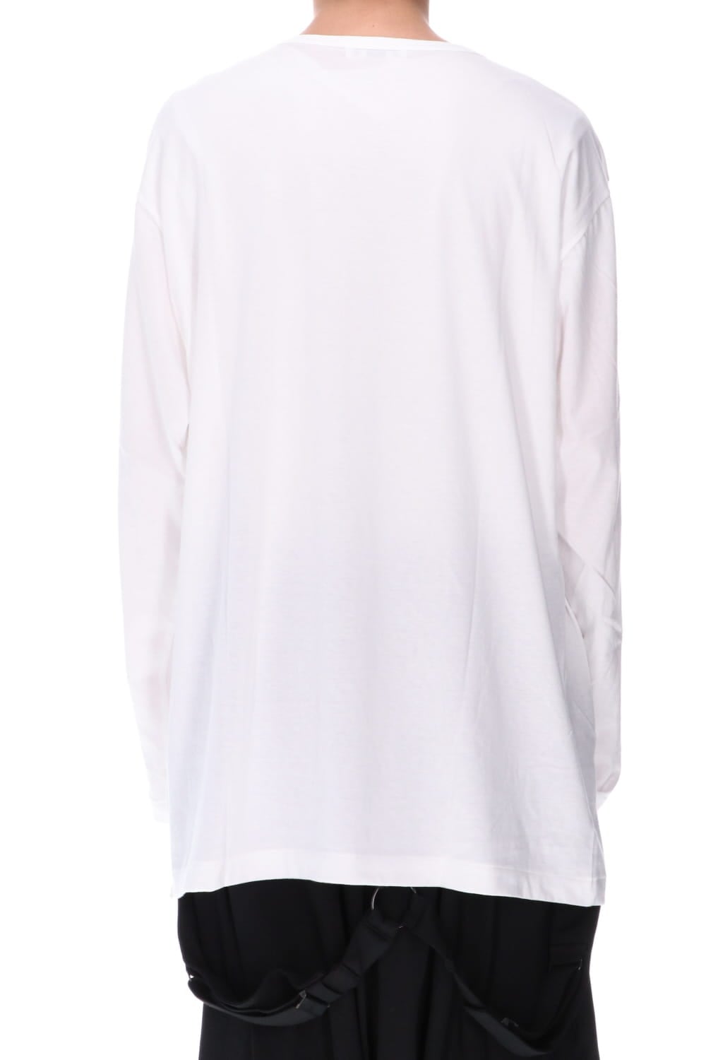 Kartima Jersey Henry Neckt T-shirt White