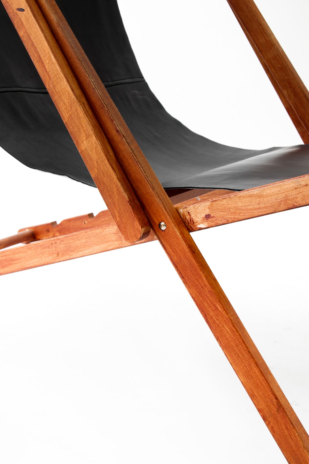 RECLINING CHAIR BLACK×BROWN