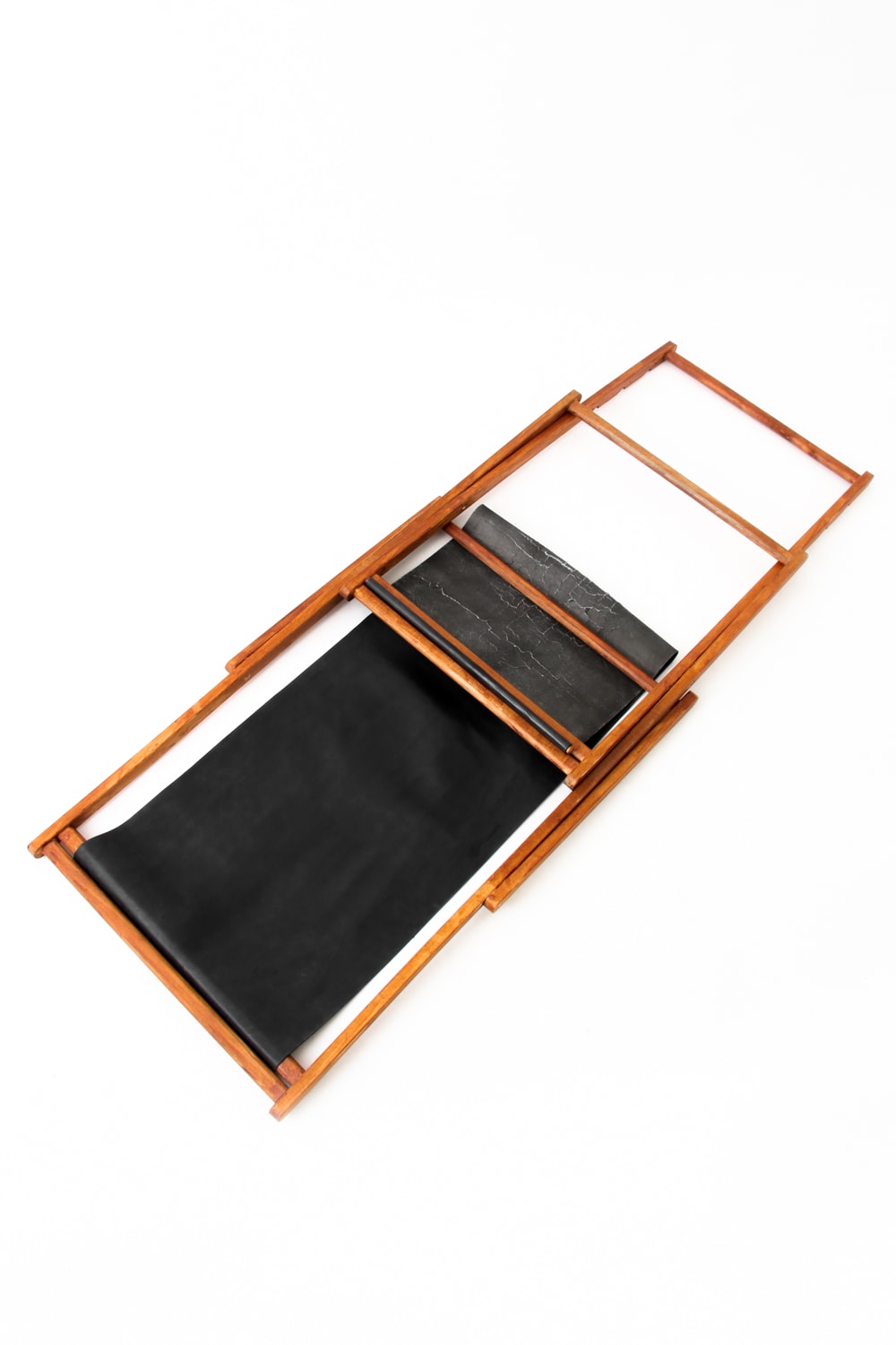 RECLINING CHAIR BLACK×BROWN