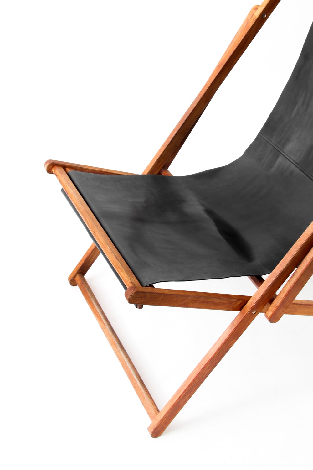 RECLINING CHAIR BLACK×BROWN