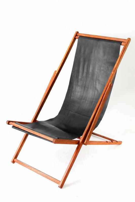 RECLINING CHAIR BLACK×BROWN