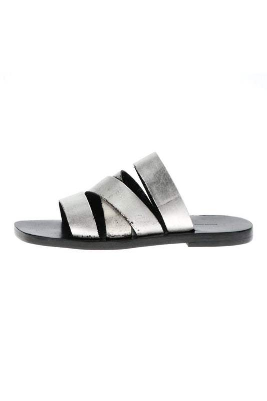 Tessera Louria calf Sandals Black × Silver