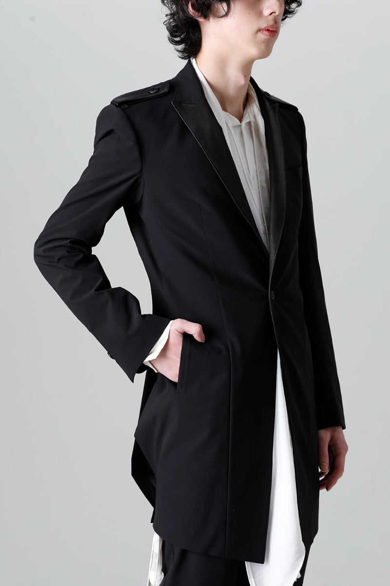 リサイクルPE レザー コンビジャケット