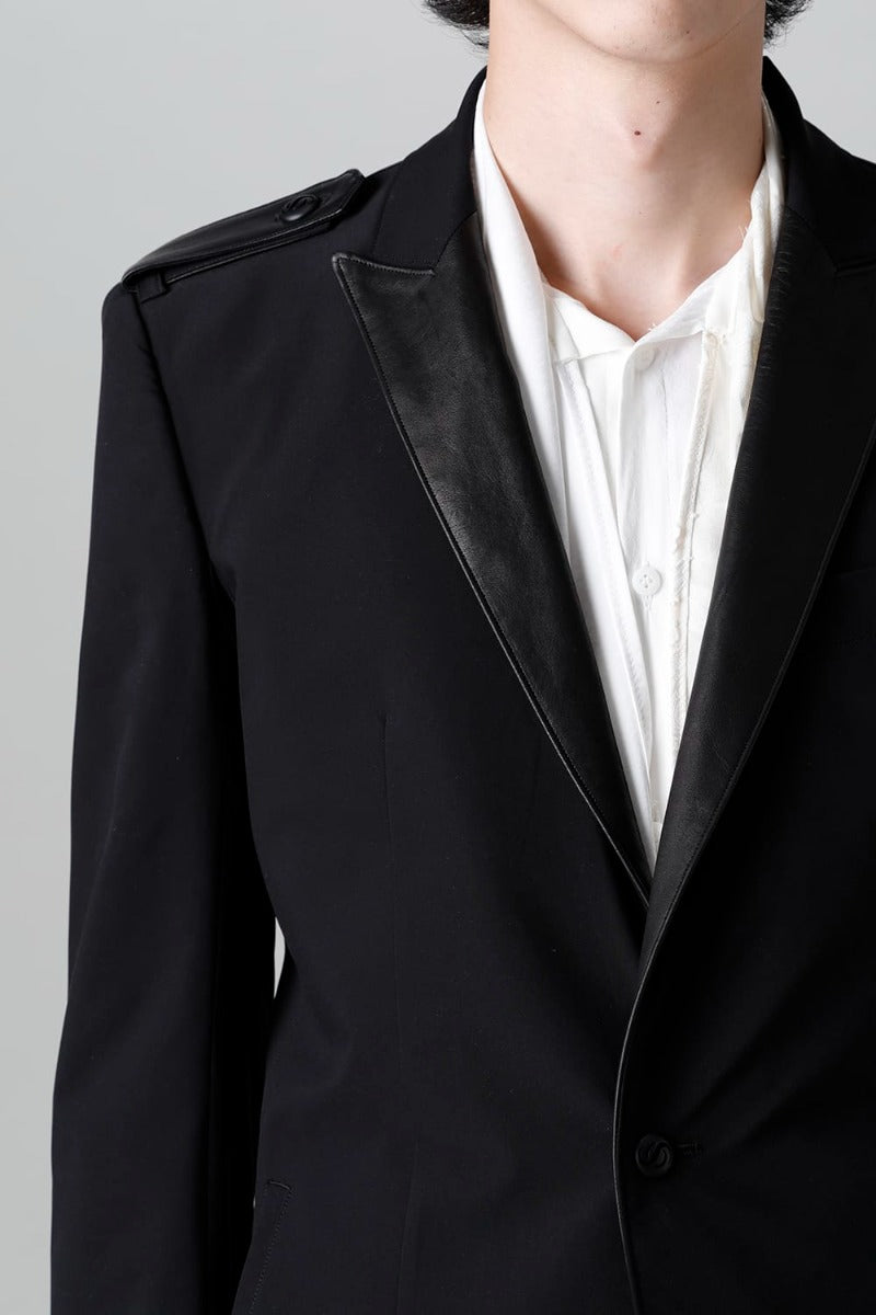 リサイクルPE レザー コンビジャケット