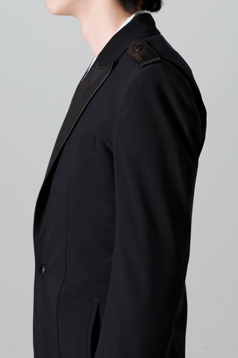 リサイクルPE レザー コンビジャケット