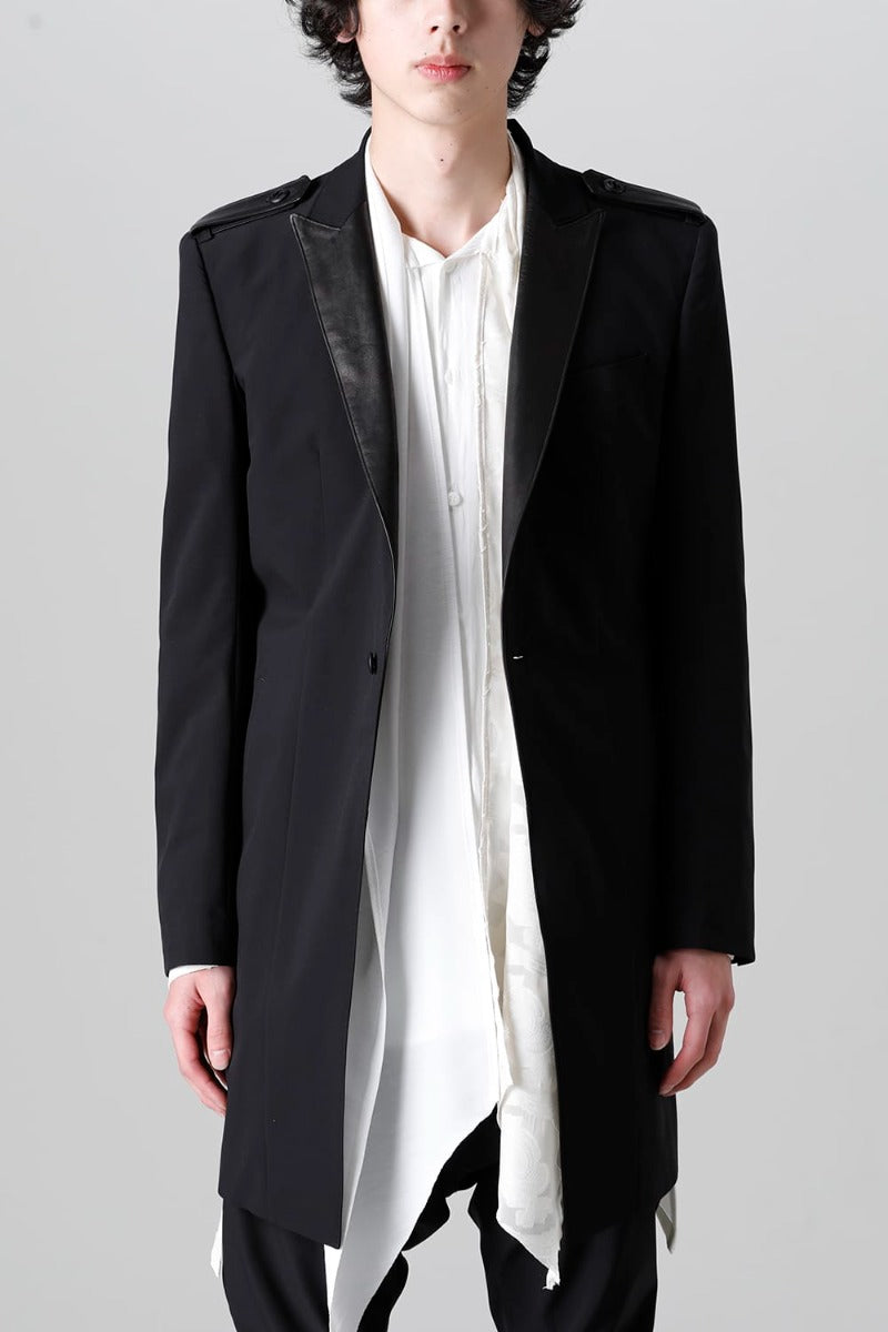 リサイクルPE レザー コンビジャケット