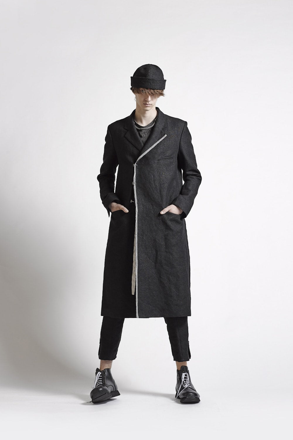 Japanese Paper Linen Chester Coat 