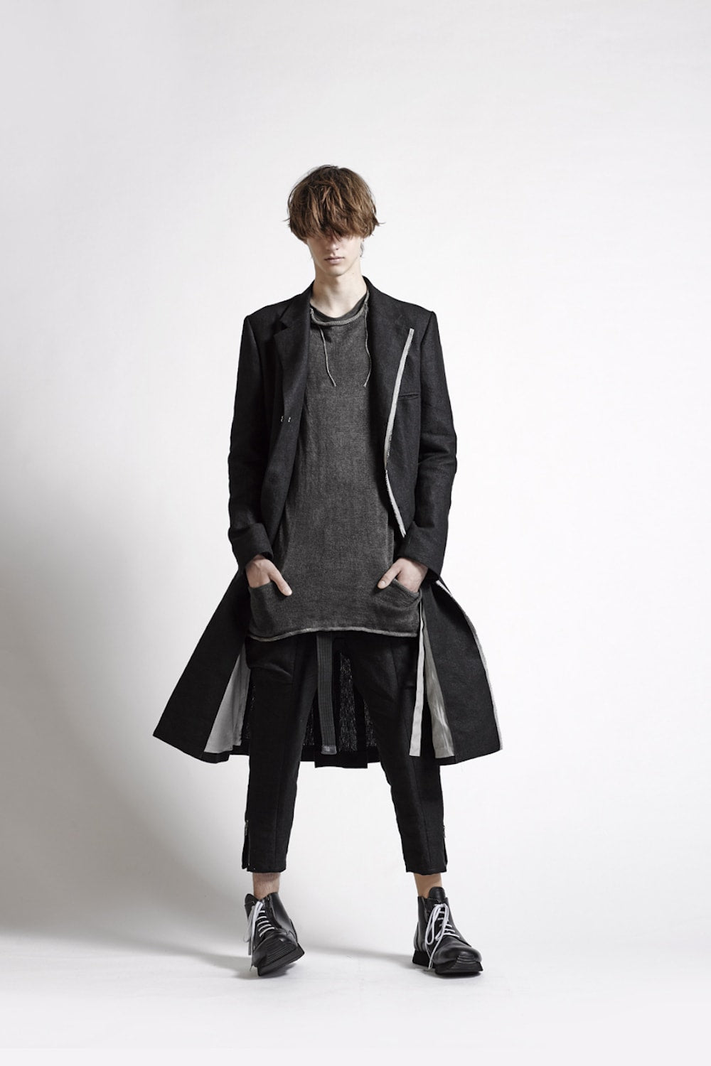 Japanese Paper Linen Chester Coat 