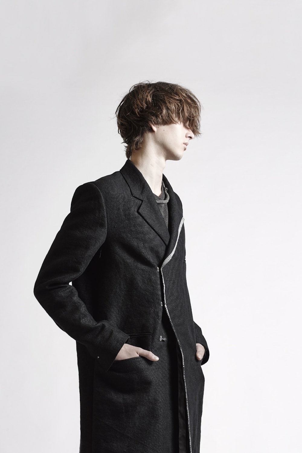 Japanese Paper Linen Chester Coat 