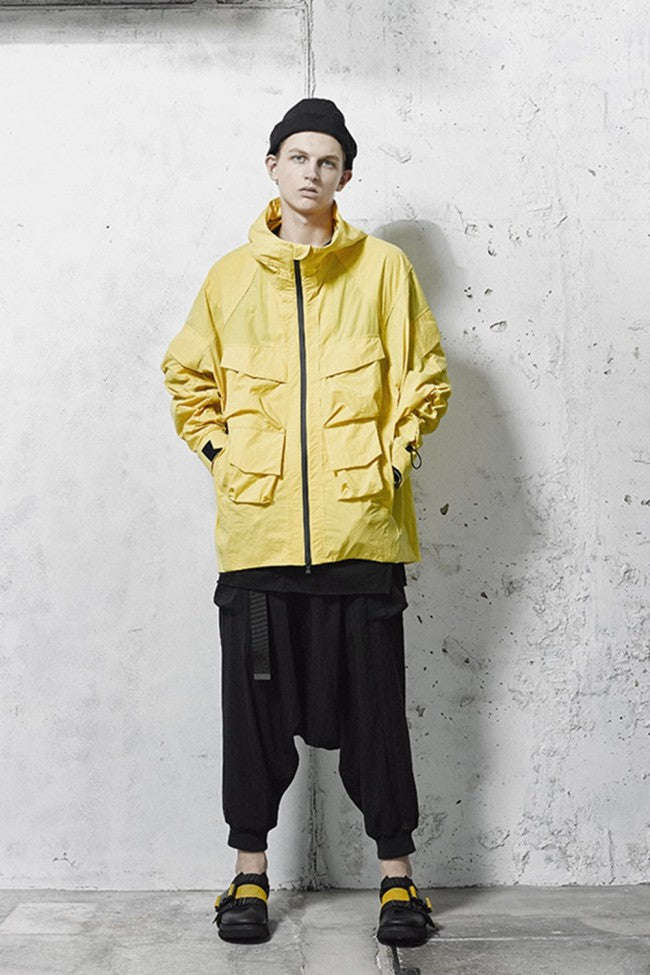 Saruel pants with belt Black Stripe