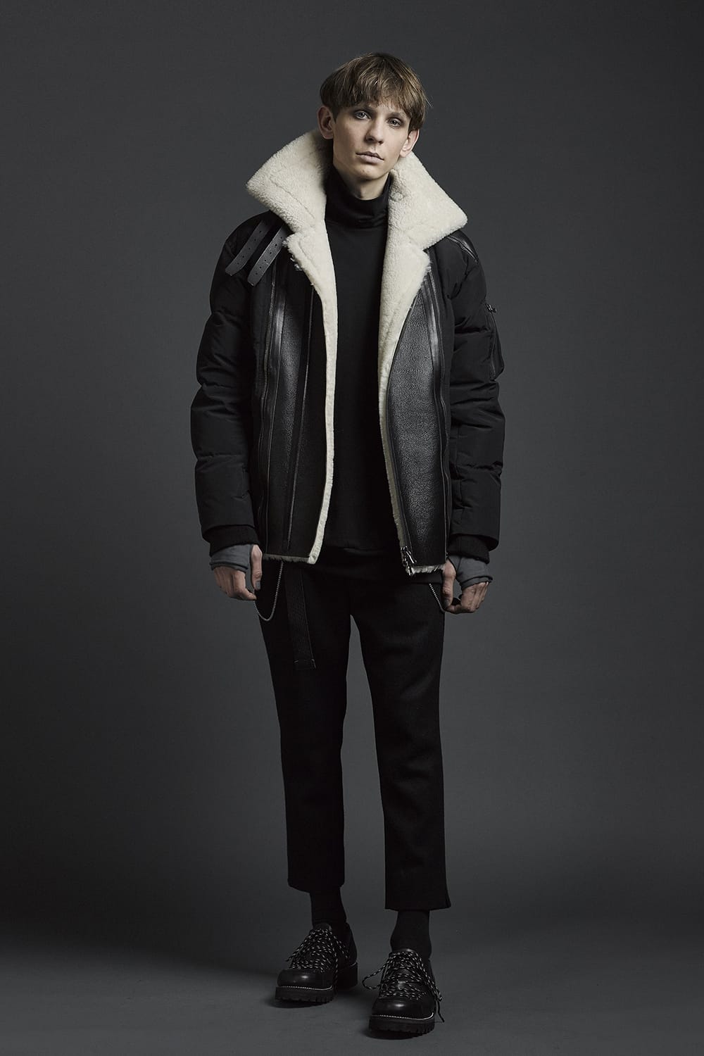 Mouton Nylon Down Jacket