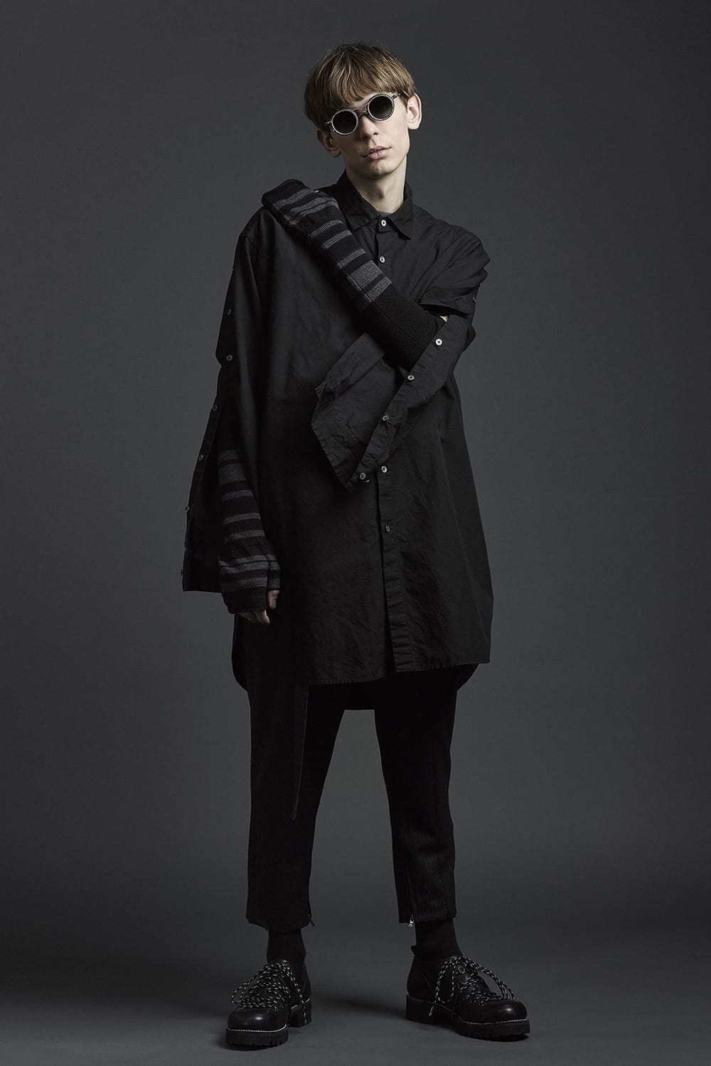 Arm warmer - Gray Stripe