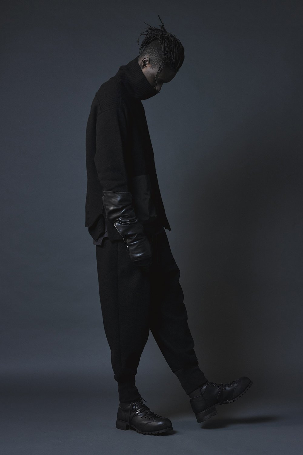 Hem Layered Long Sleeve T-Shirts Purple