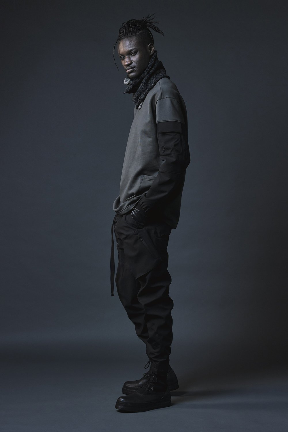 Military Side Zip Sneakers