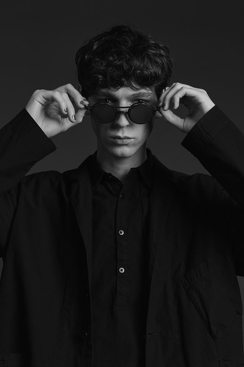 RIGARDS collaboration sunglasses - Black / Blue / Mirror