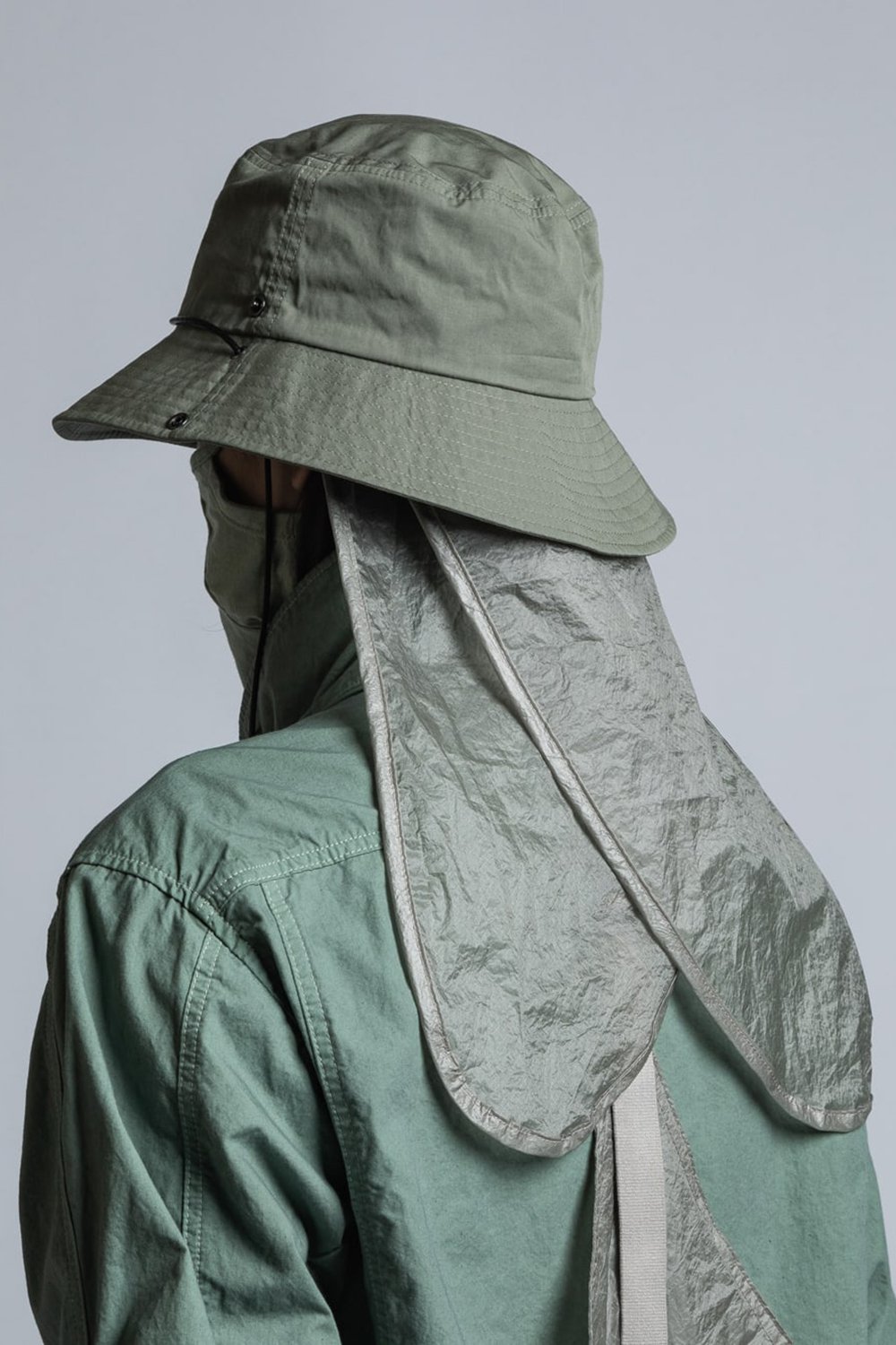 Collaboration with KIJIMA TAKAYUKI Safari hat Sage Green