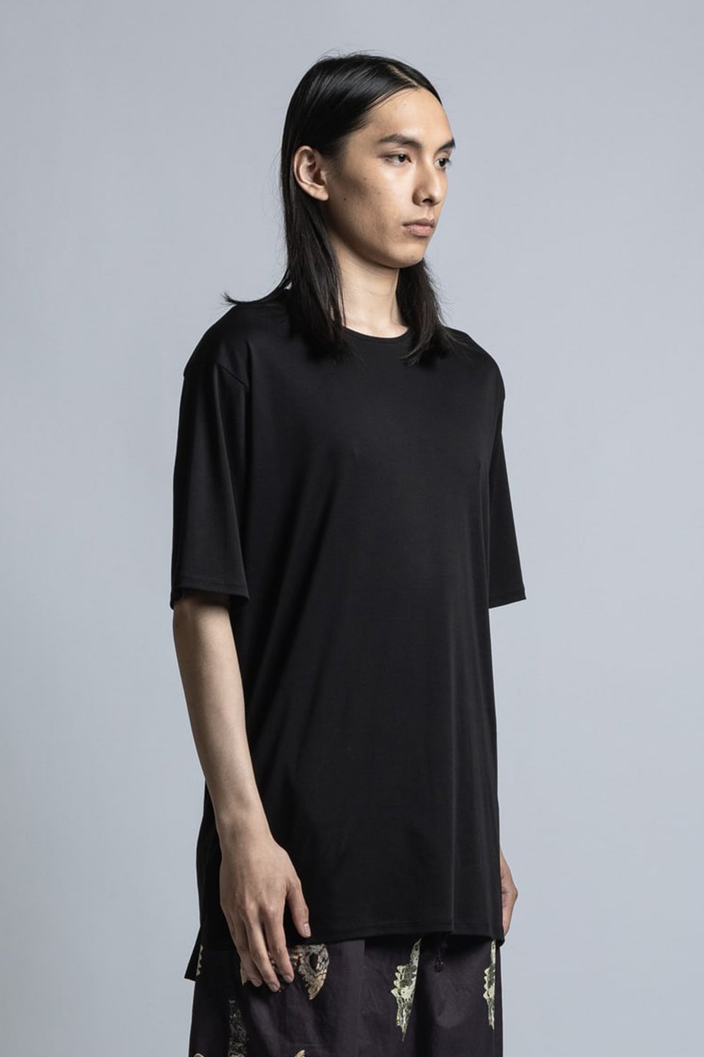 Cotton Smooth Half Sleeve T-Shirt Black