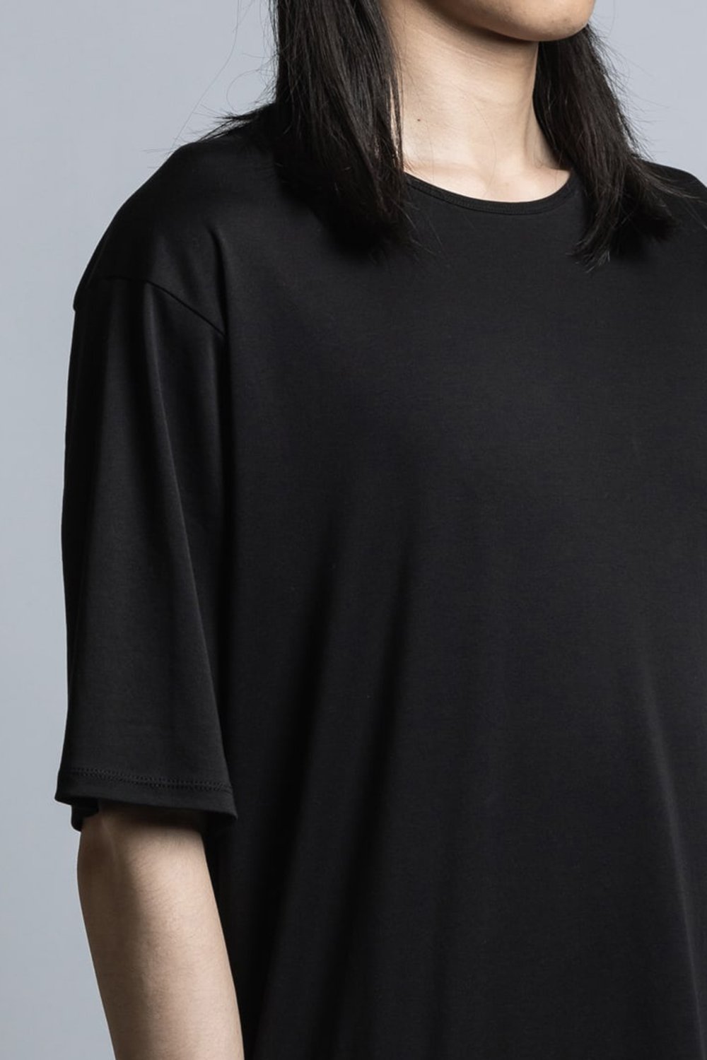 Cotton Smooth Half Sleeve T-Shirt Black