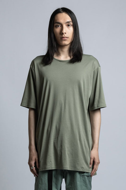 Cotton Smooth Half Sleeve T-Shirt Sage Green