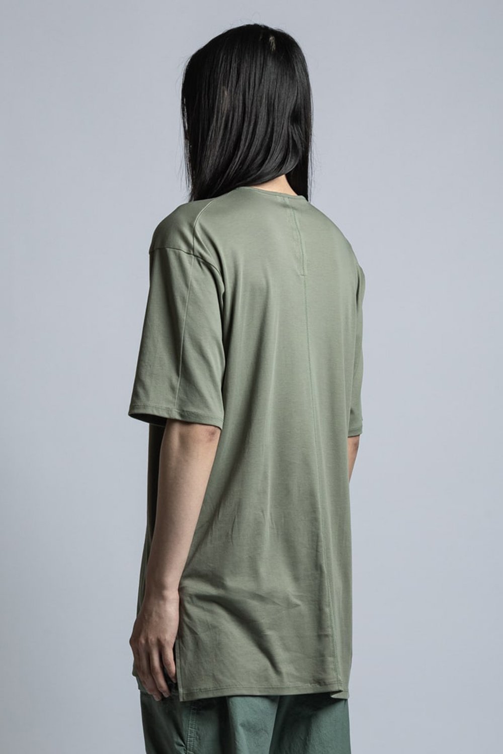 Cotton Smooth Half Sleeve T-Shirt Sage Green