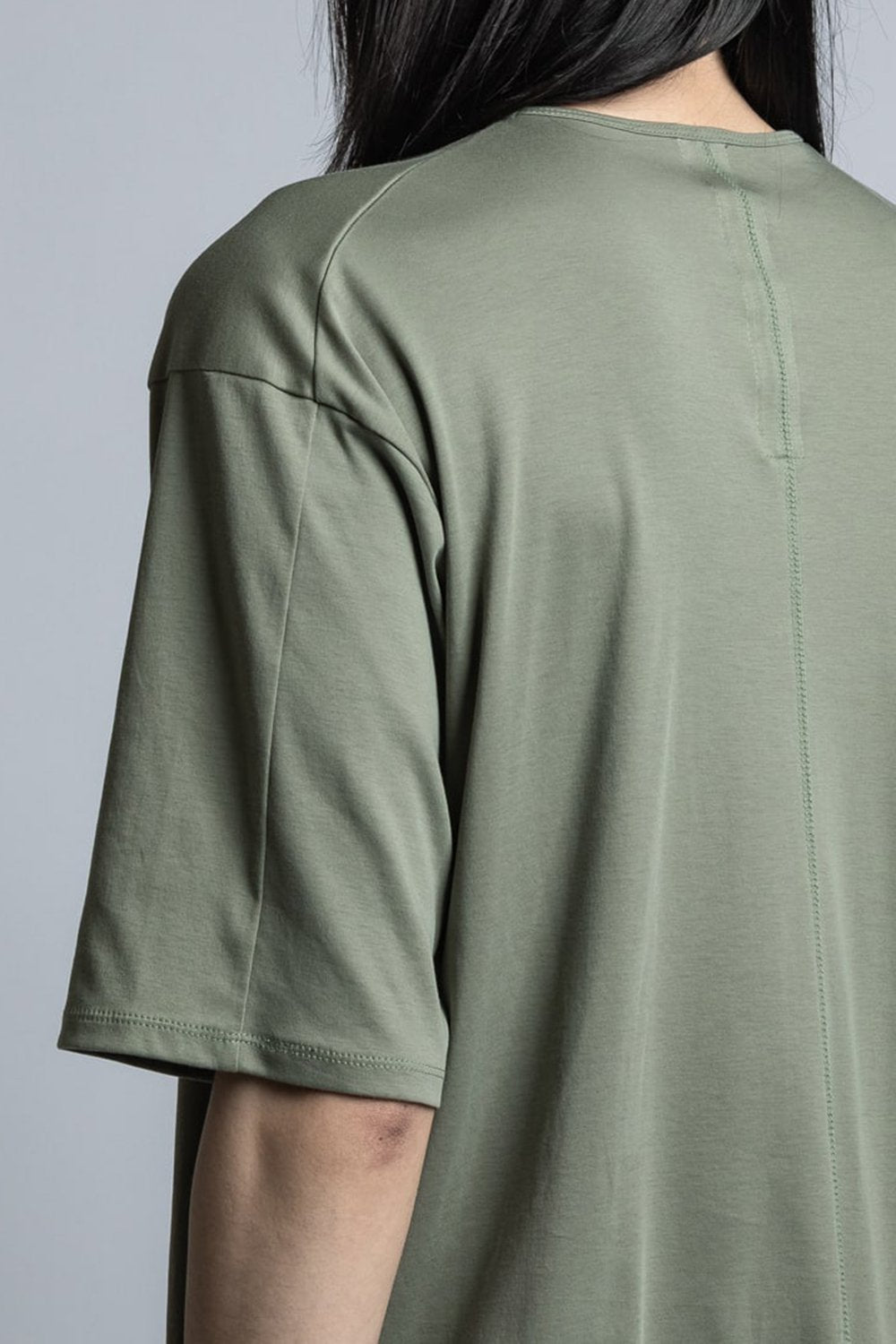 Cotton Smooth Half Sleeve T-Shirt Sage Green