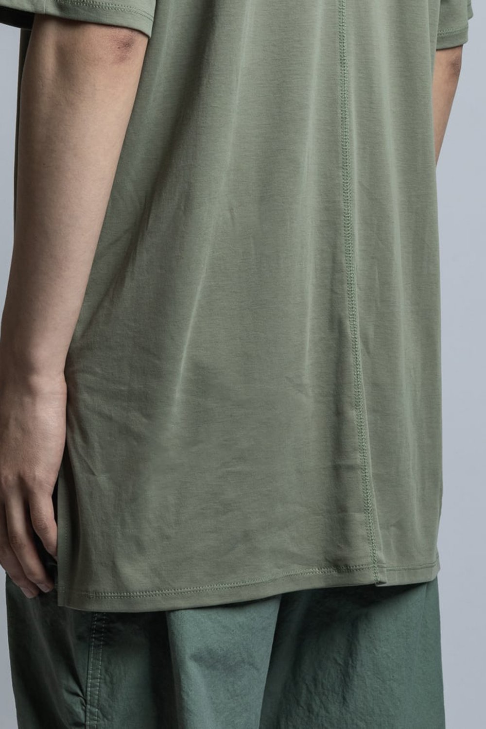 Cotton Smooth Half Sleeve T-Shirt Sage Green