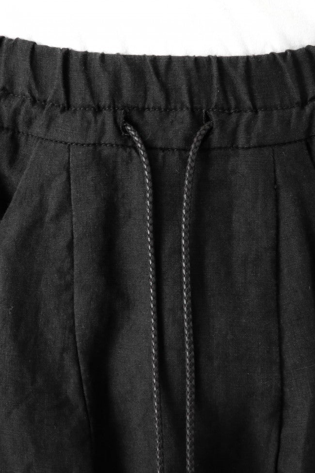 17SS Washed Linen Cropped Pants