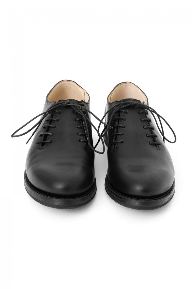 17SS Double Lace-up Short Shoes BLACK