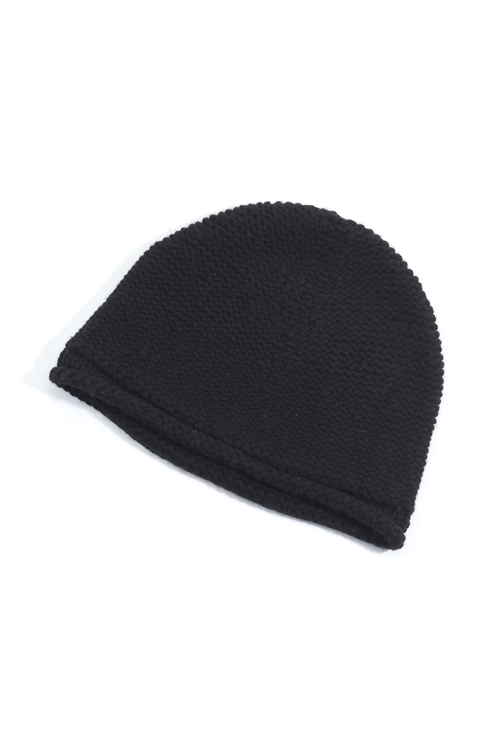 Knit cap Hand made wool / cashmere Black