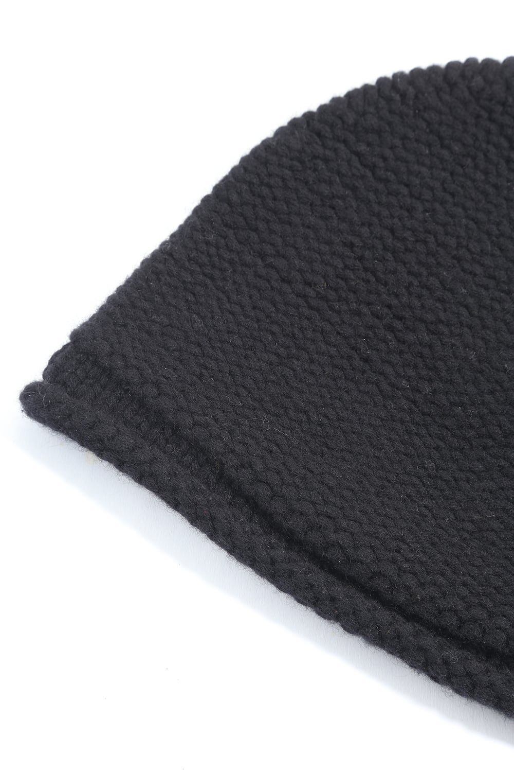 Knit cap Hand made wool / cashmere Black