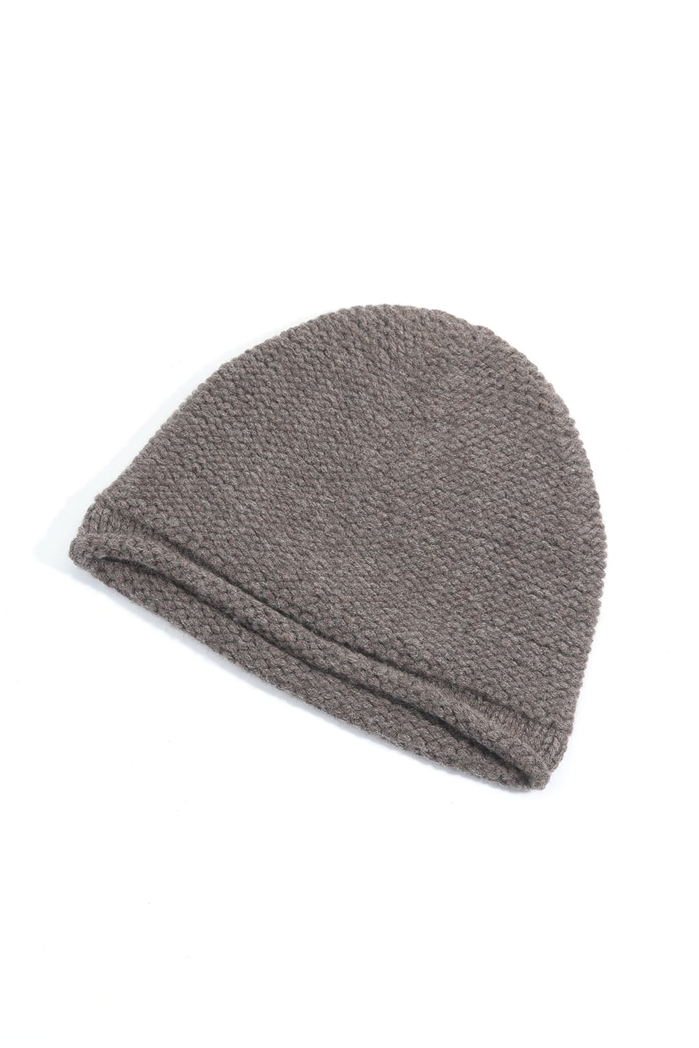 ニットキャップ ハンドメイド ウール / カシミア オッターグレー