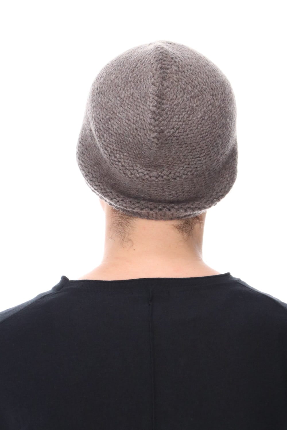ニットキャップ ハンドメイド ウール / カシミア オッターグレー