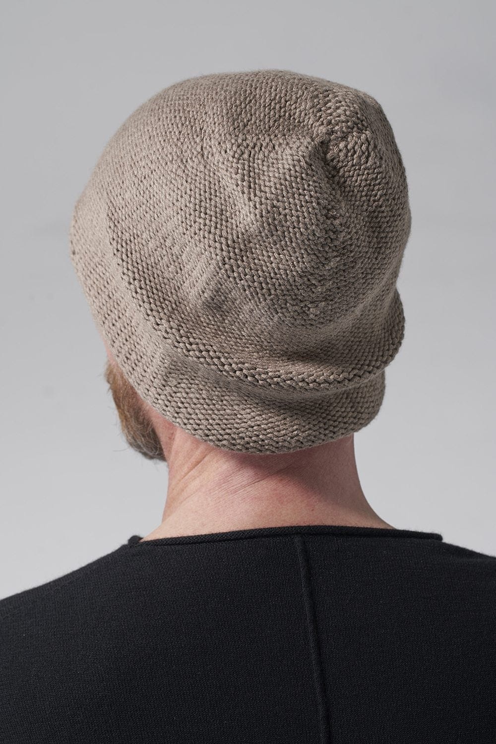 Knit cap Beige
