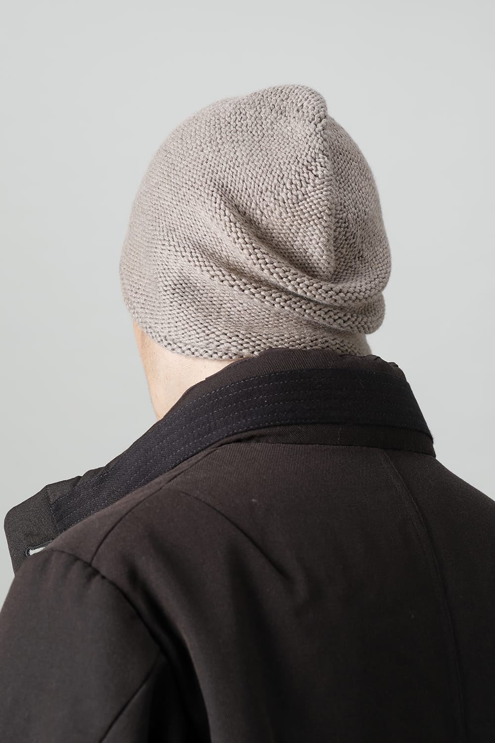 Knit cap Beige