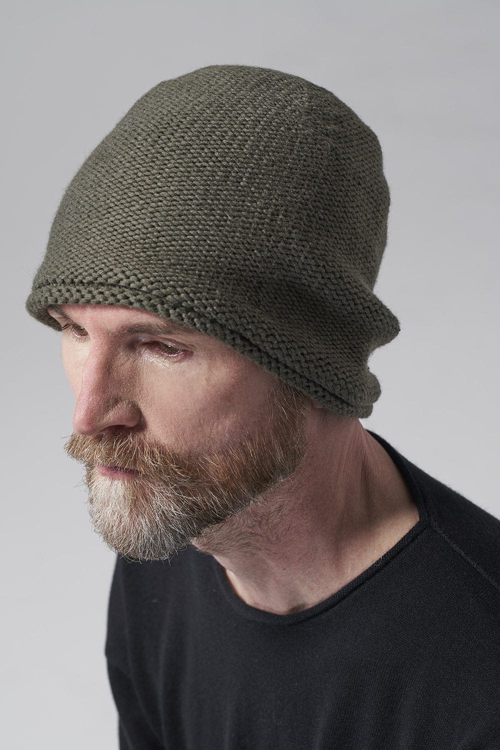Knit cap Olive