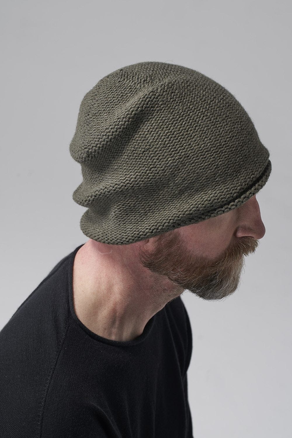 Knit cap Olive