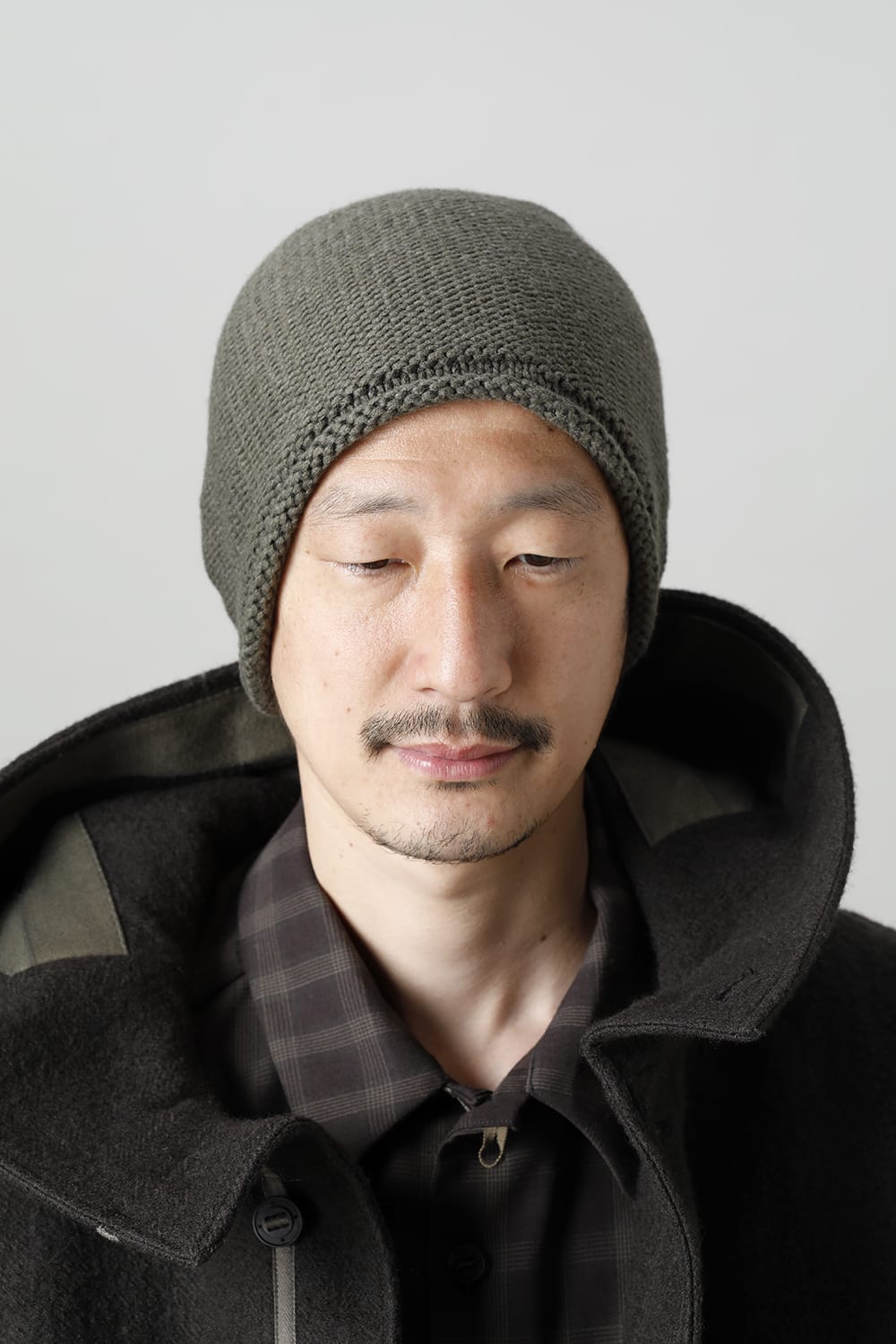 Knit cap Olive
