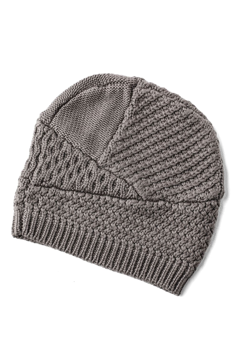 Knit cap merino wool Gray